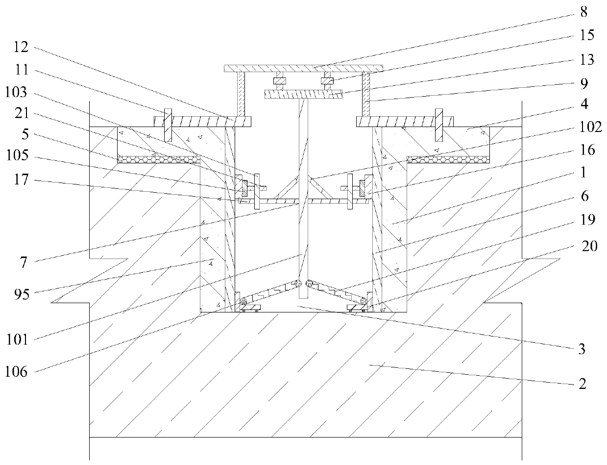 Underground diaphragm wall and construction method