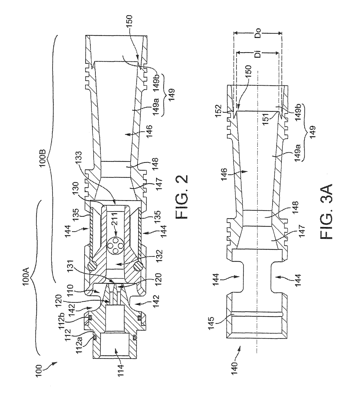 Vacuum ejector with multi-nozzle drive stage and booster