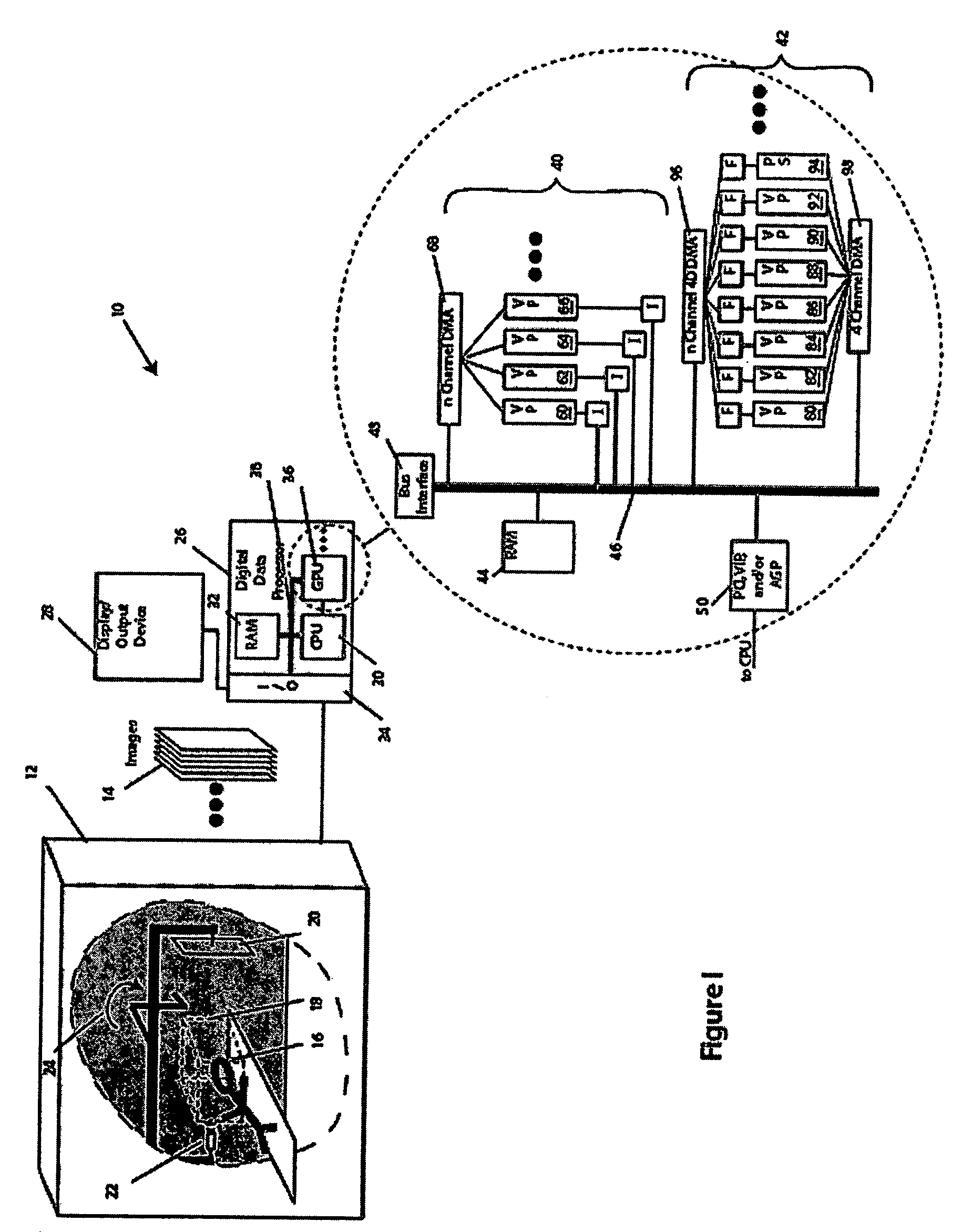 Method and apparatus for reconstruction of 3D image volumes from projection images