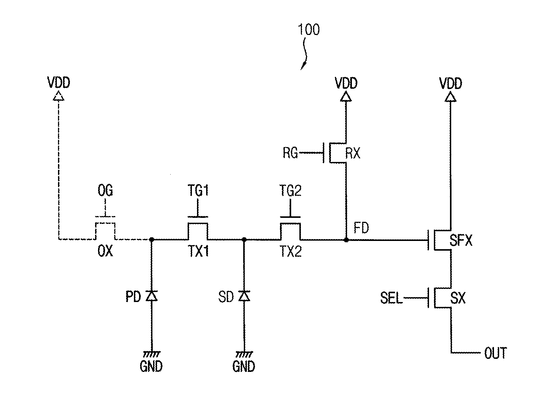 Method of driving an image sensor, image sensor employing the same, and portable electronic device including the same