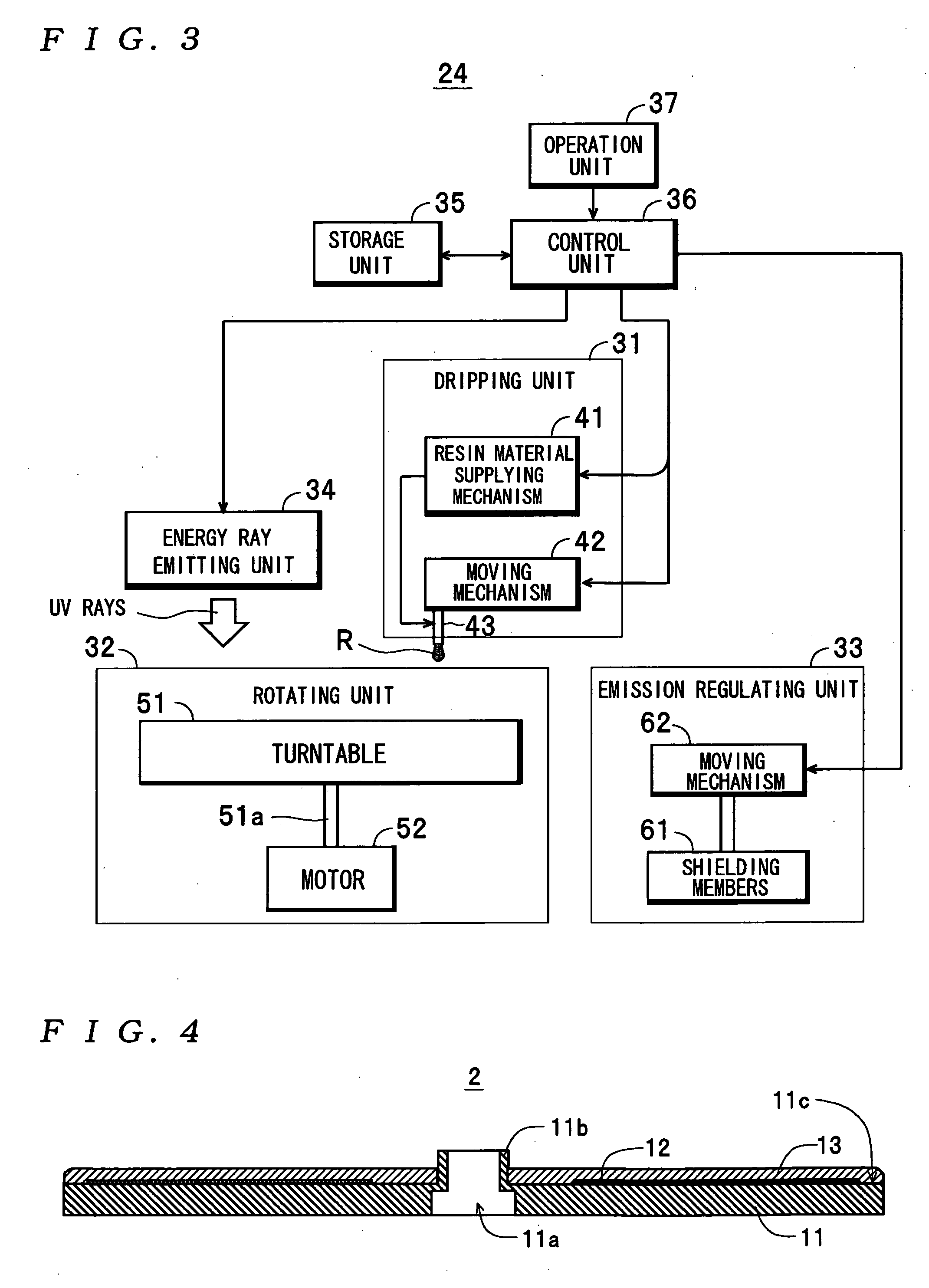 Applied film forming apparatus and applied film forming method