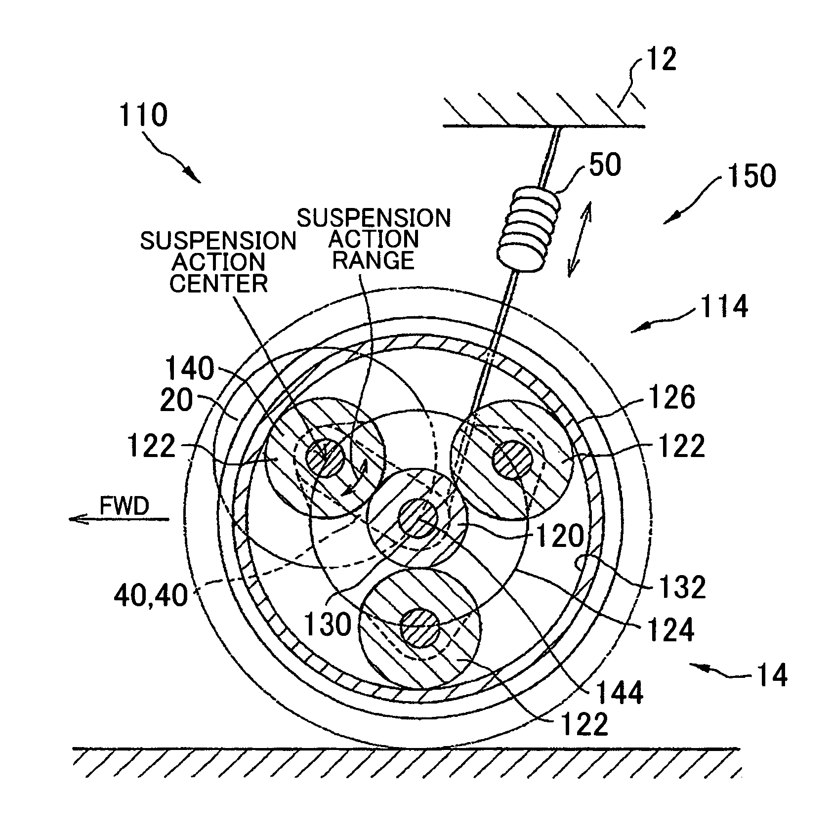 Wheel Supporting and Driving Device