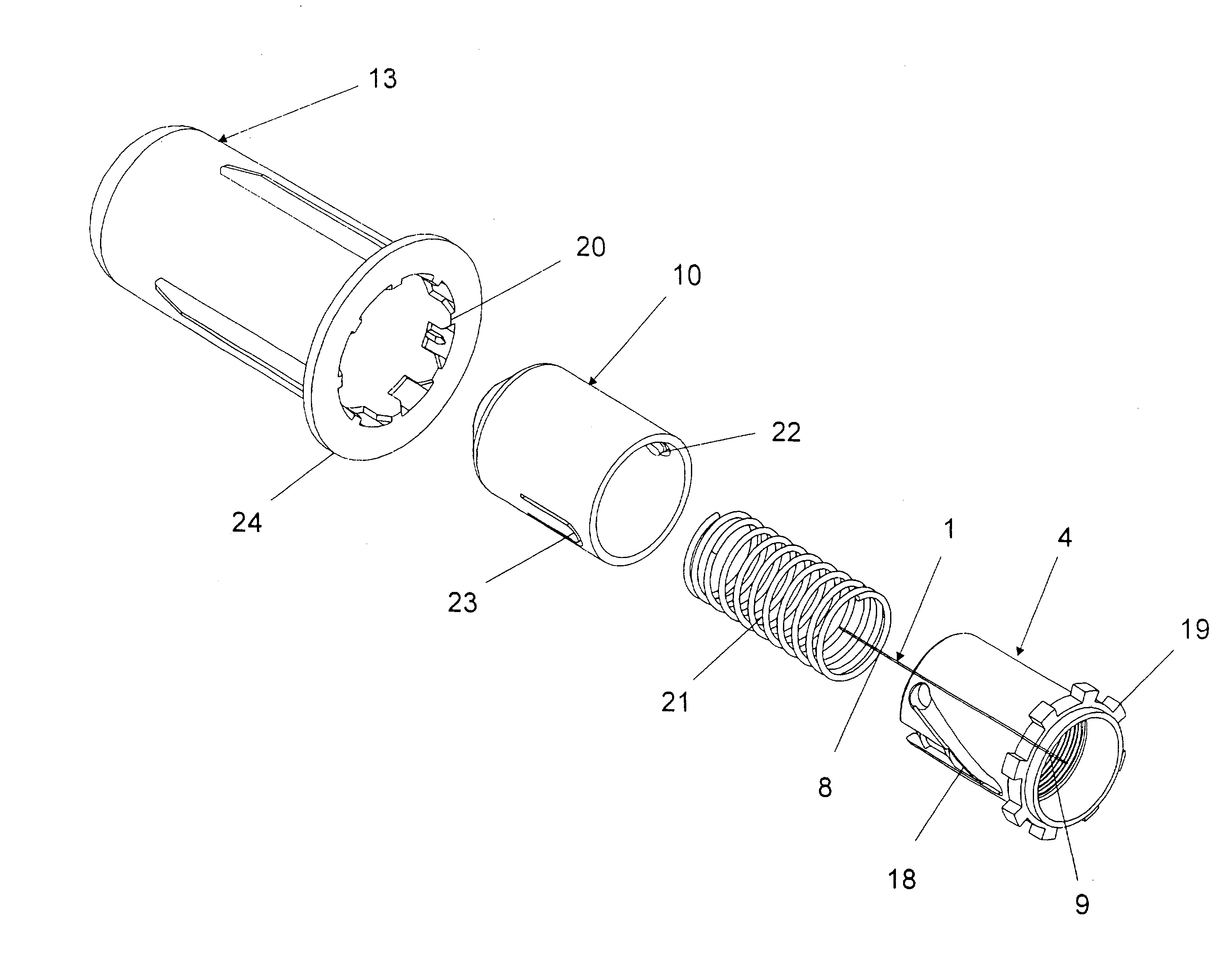 Disposable double pointed injection needle, and an insulin injection system comprising a disposable double pointed injection needle