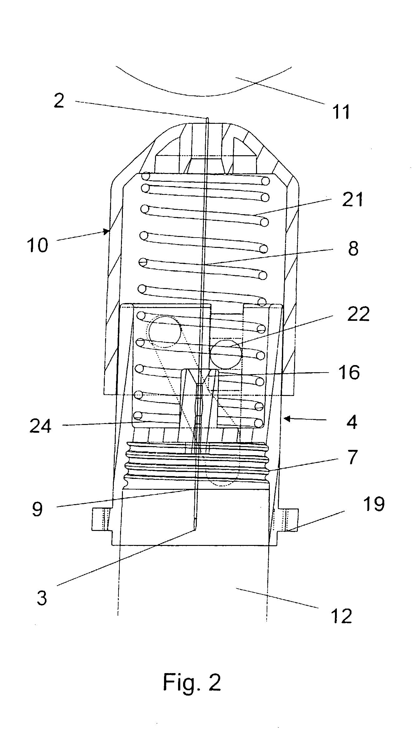 Disposable double pointed injection needle, and an insulin injection system comprising a disposable double pointed injection needle