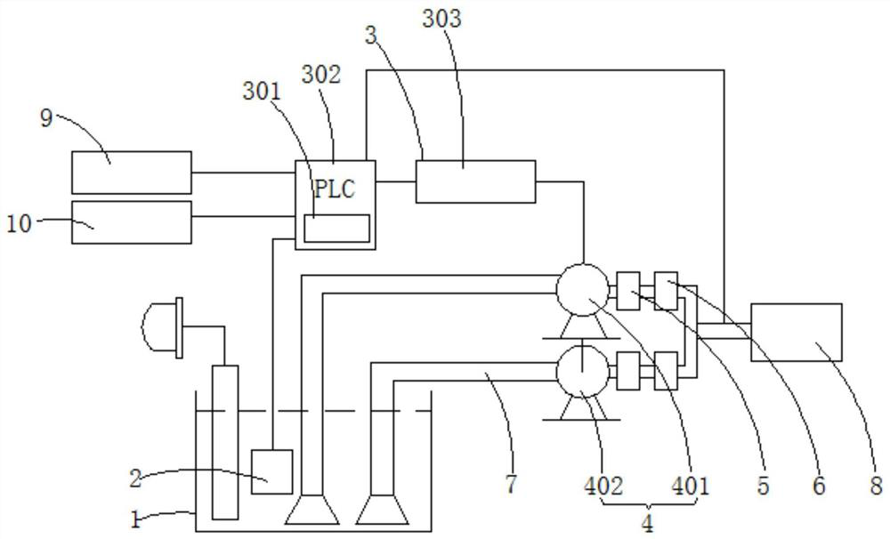 Constant-pressure water supply system