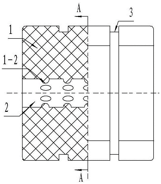 Octagonal ring of brake cable