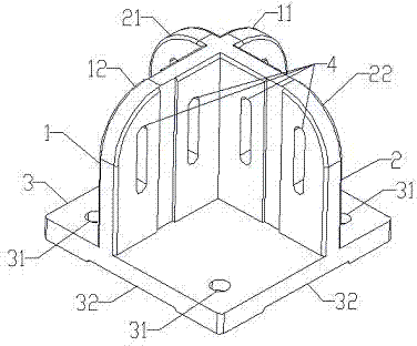 Spinning tote box corner protective device