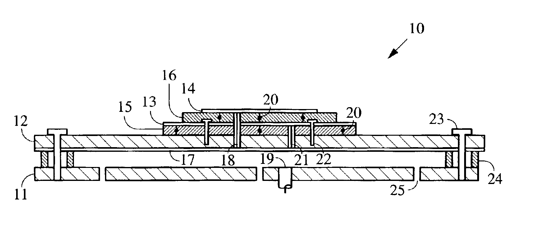 Dual-element microstrip patch antenna for mitigating radio frequency interference