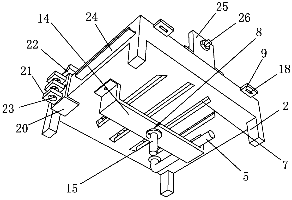 Devices for supporting bottom of rural drinking water tank, and mounting method of devices