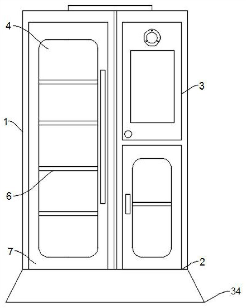 Intelligent bookcase capable of preventing serial reading and missing reading of RFID signals