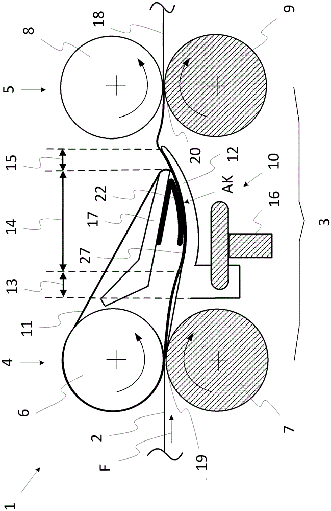 Drafting unit having a fiber guiding element