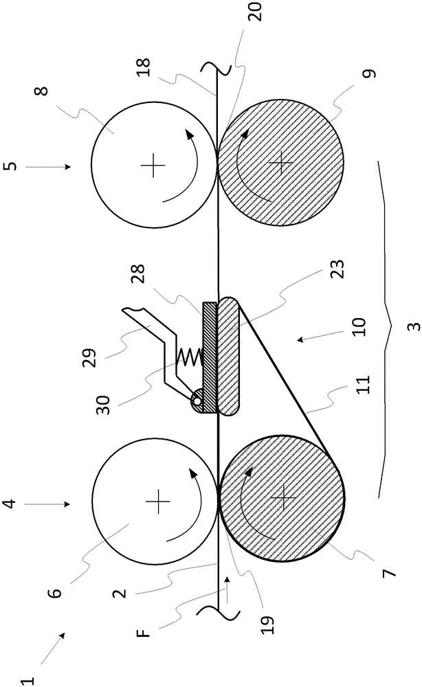 Drafting unit having a fiber guiding element