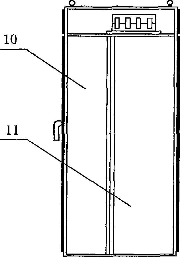 Combined low-voltage switch cabinet and working method thereof