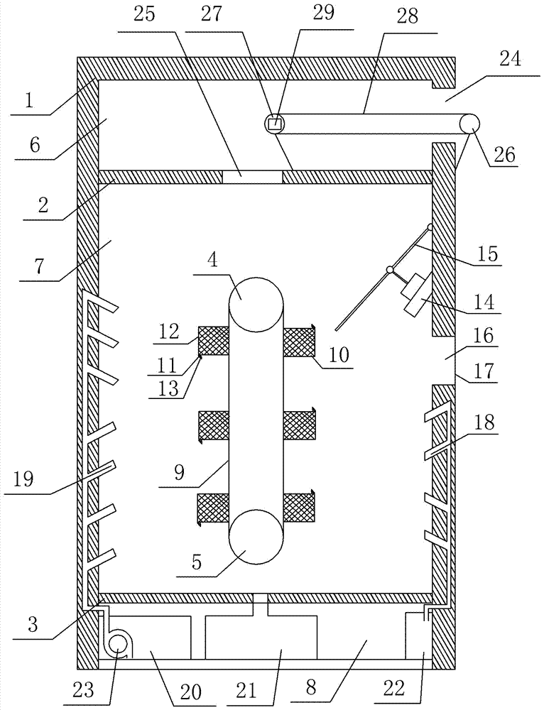 Disinfection device for medical apparatus and instruments