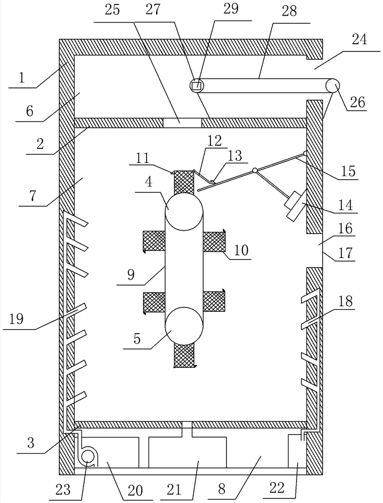 Disinfection device for medical apparatus and instruments