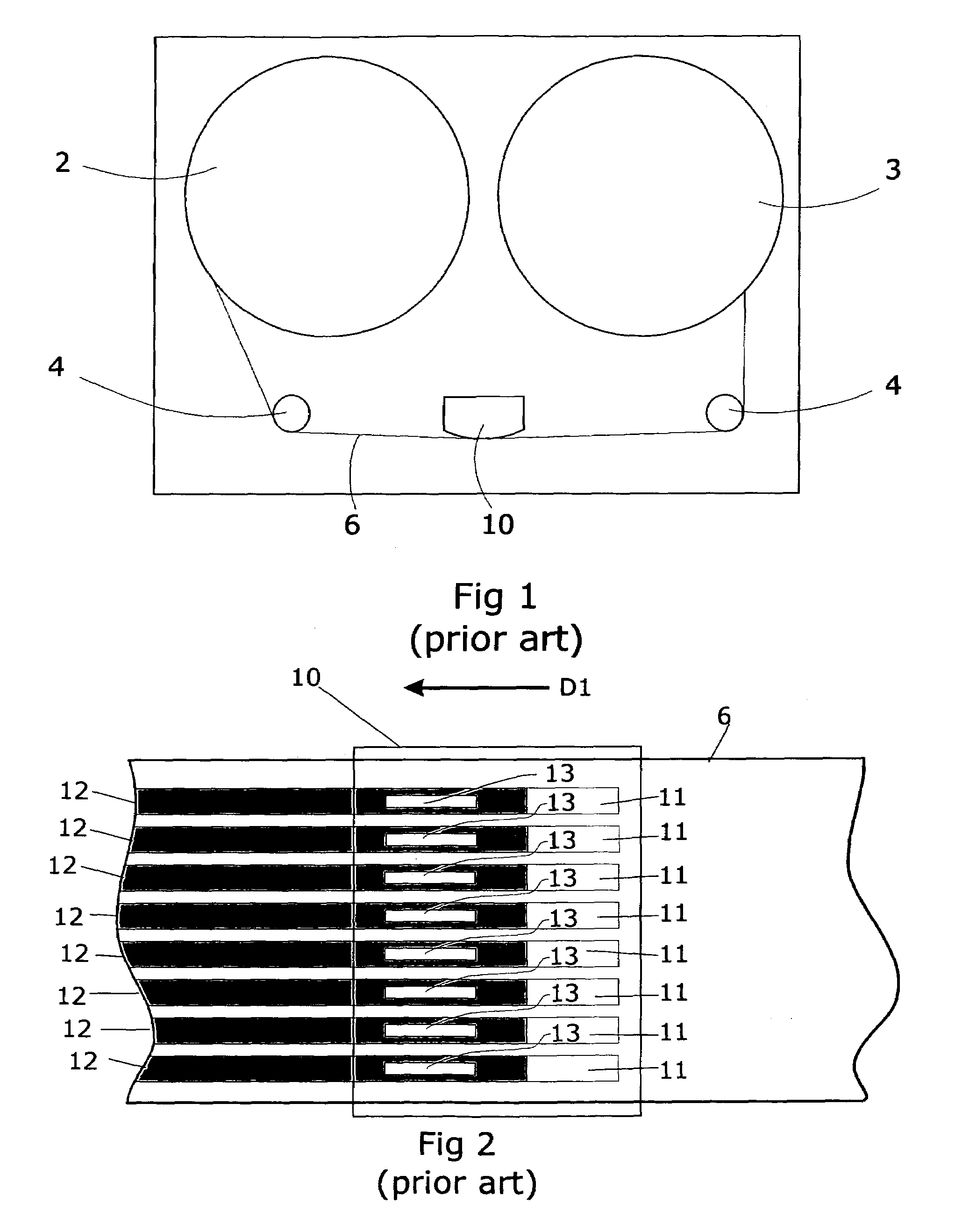 System for high density linear serpentine data recording