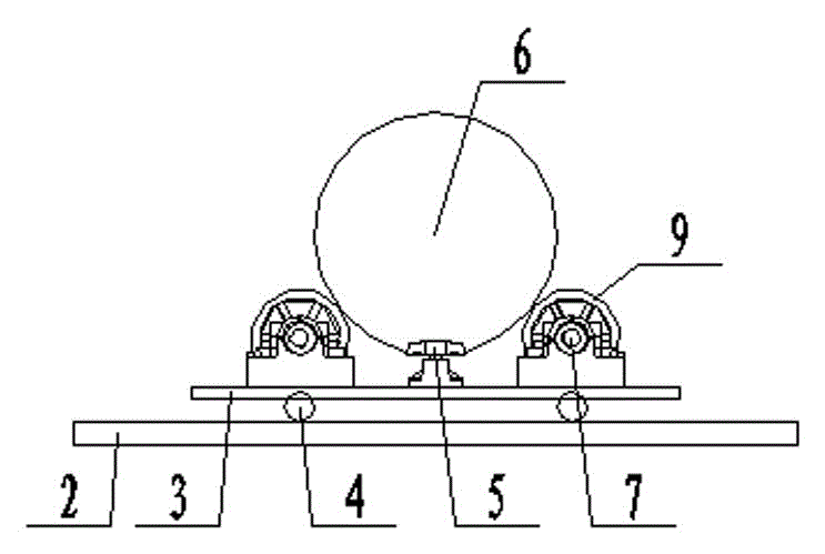 Rotary shot blasting machine for concrete mixing drum