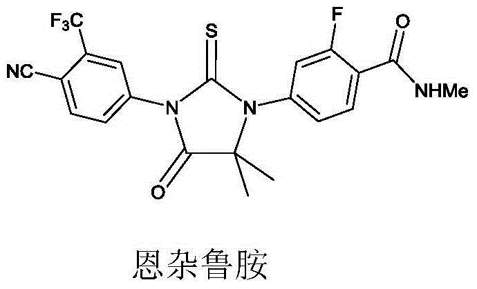 New compound for synthesizing Enzalutamide