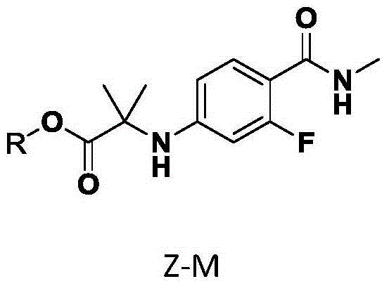 New compound for synthesizing Enzalutamide