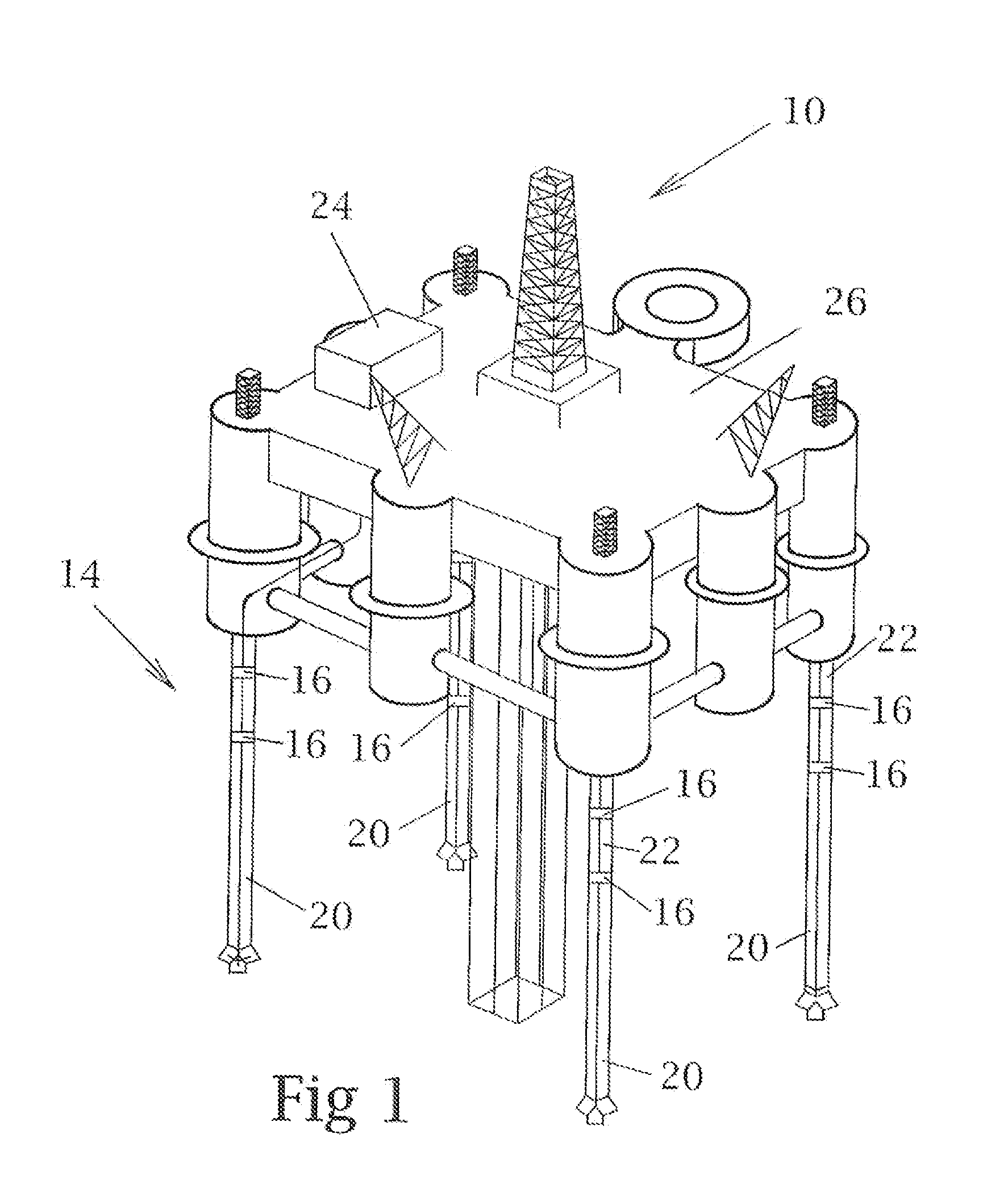 Apparatus and Method for Monitoring the Mechanical Properties of Subsea Longitudinal Vertical Components in Offshore Drilling and Production Applications