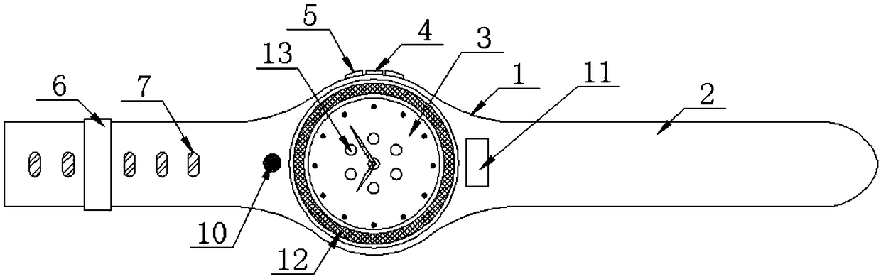 Watch capable of promoting sleep