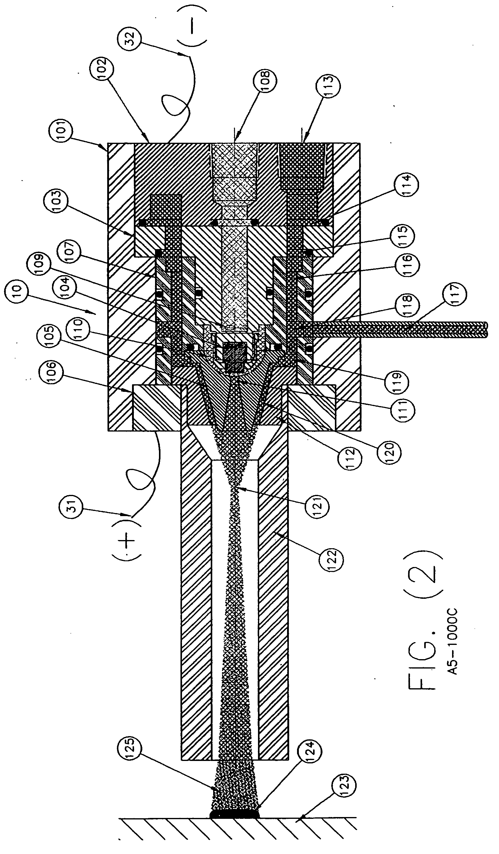 Plasma spray method and apparatus for applying a coating utilizing particle kinetics