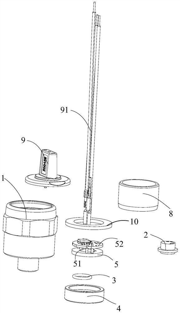 Sputtering film pressure sensor