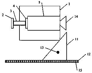 Support structure for motorcycle navigation device