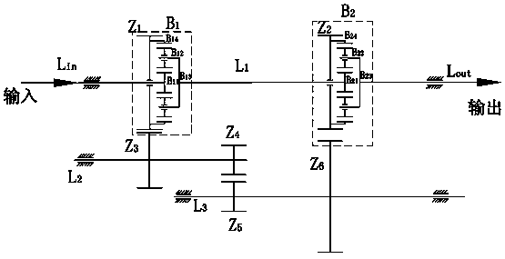 Mechanical continuously variable transmission method involving dual planetary mechanism and continuously variable transmission mechanism