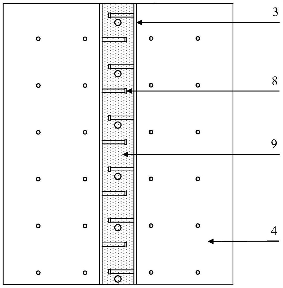 Combined shear-resistant assembled beam-slab combination system based on orthogonal corrugated steel plate bending-resistant tie composite floor slab