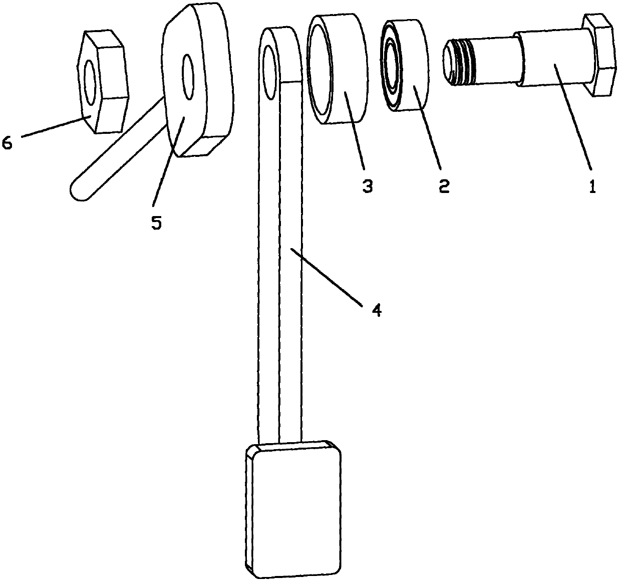 Automobile clutch treadle mechanism