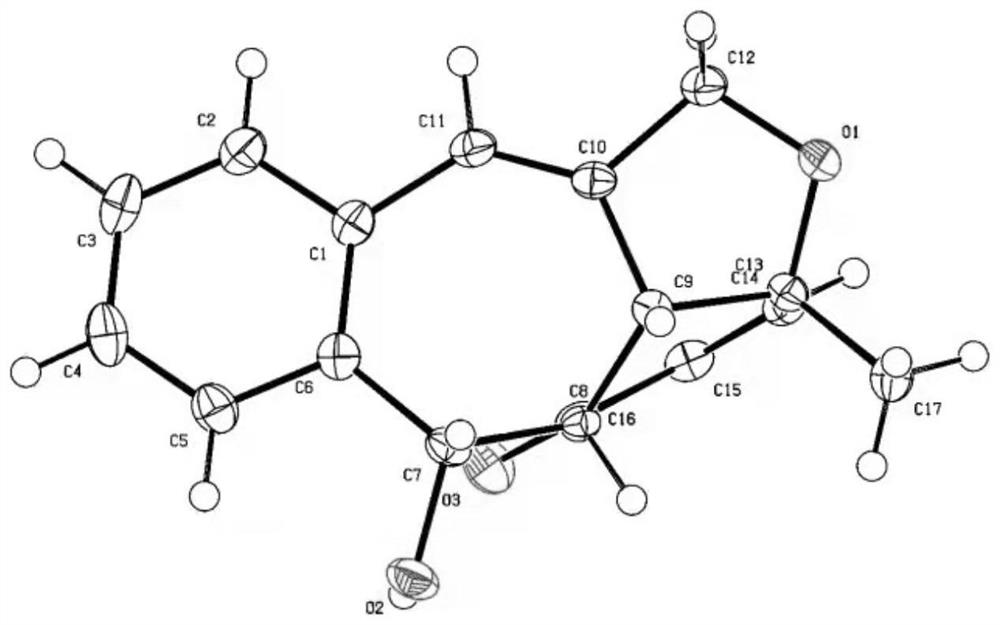 Benzene ring fused 5/6/7/6 tetracyclic compound and synthesis method thereof