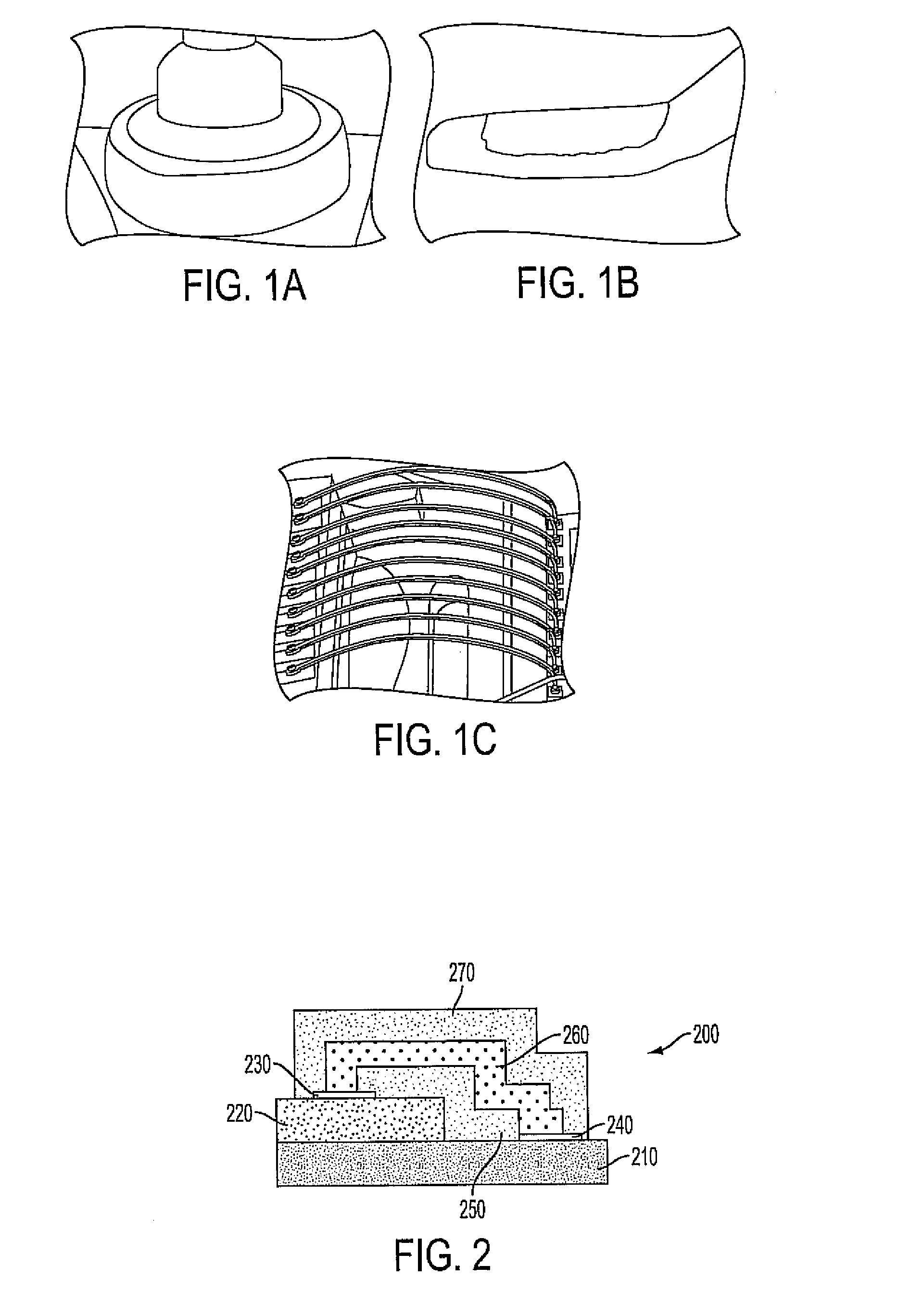 Inkjet printed wirebonds, encapsulant and shielding