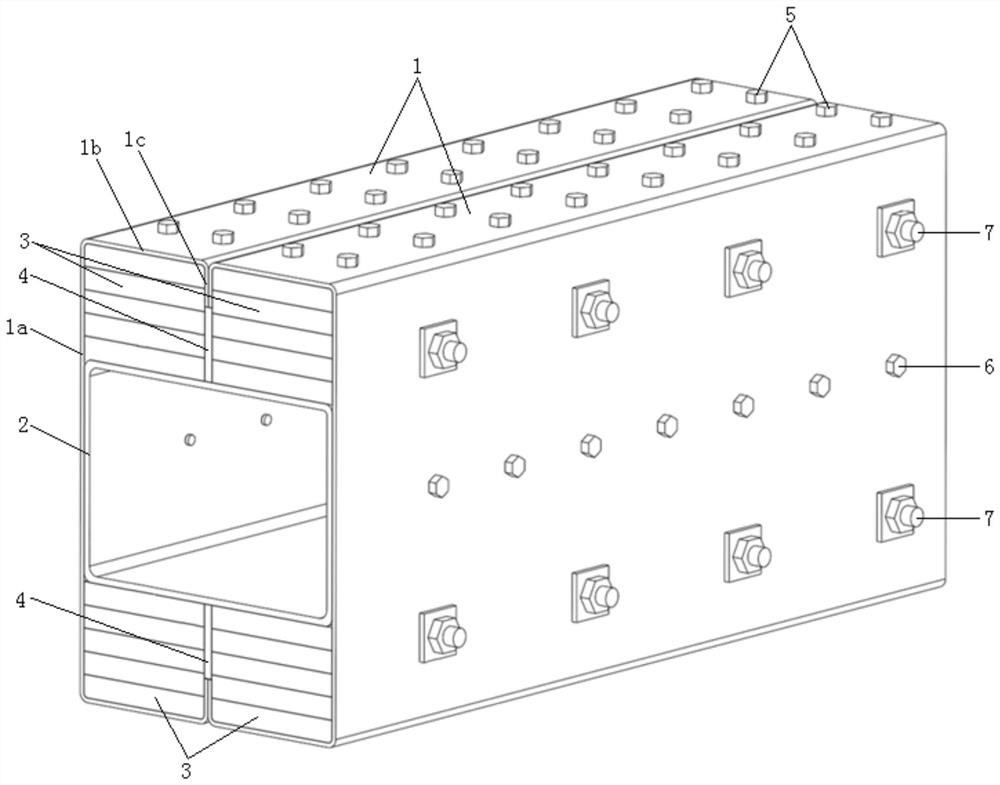 Light steel-wood composite beam