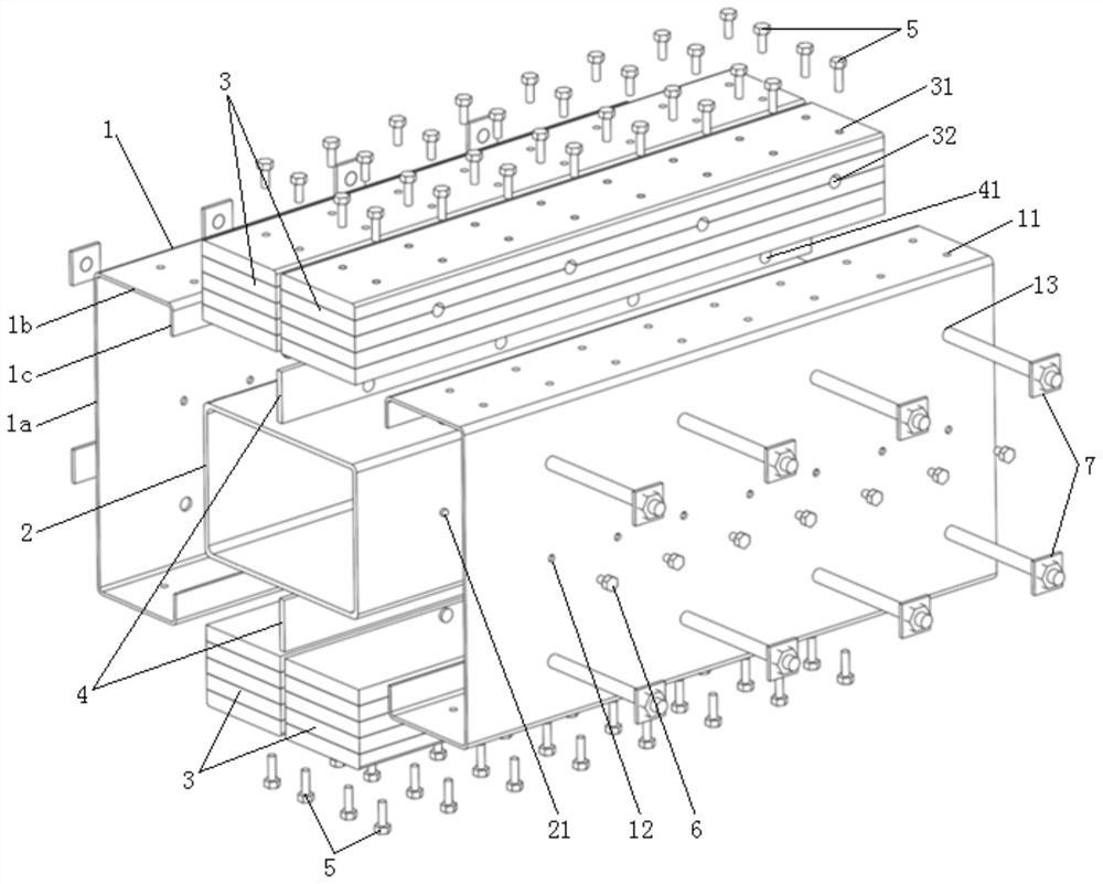 Light steel-wood composite beam