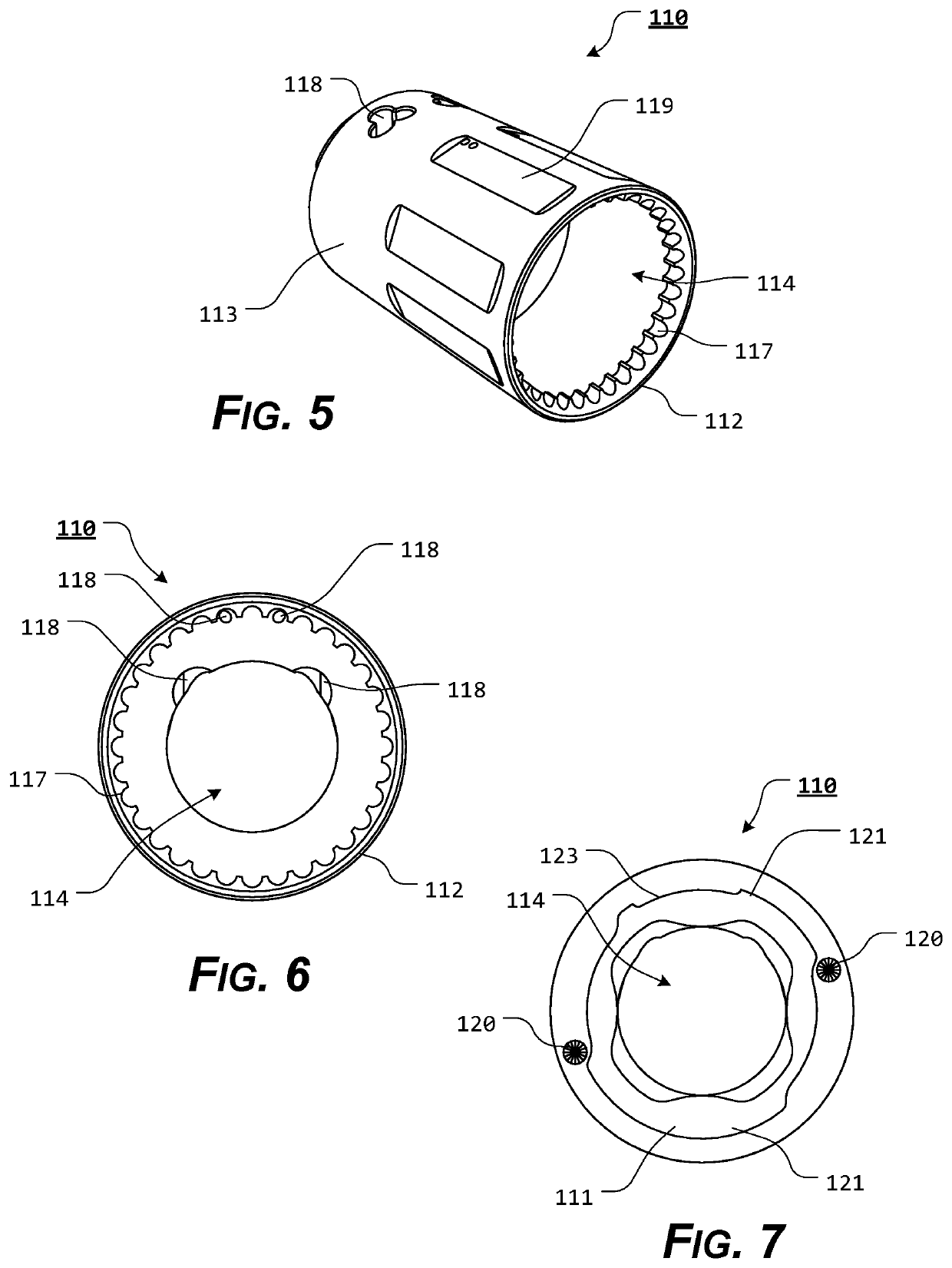 Lockable muzzle device mounting system