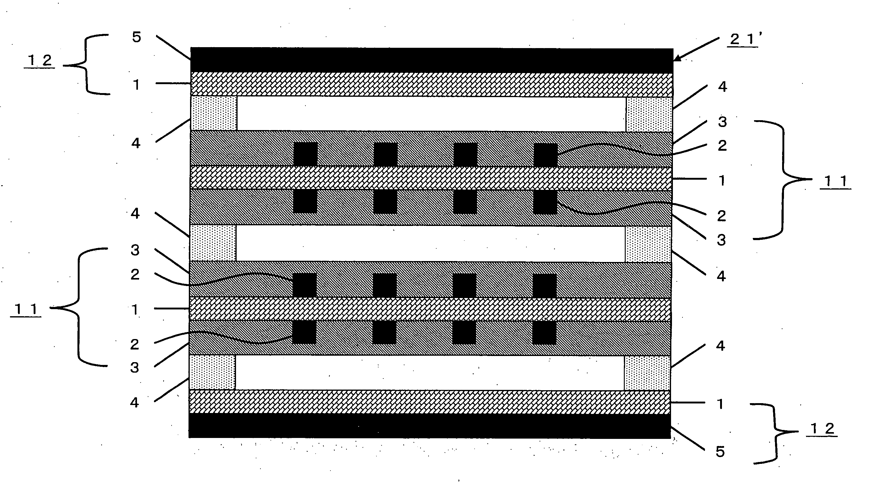 Hinge board and method for producing the same