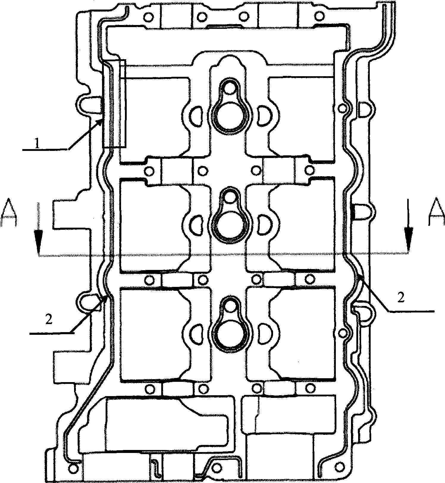 Seal structure and seal method of engine camshaft cover