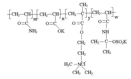 Method for preparing acid fracturing, temperature-controlled and variable-viscosity polymer and polymer cross-linked body