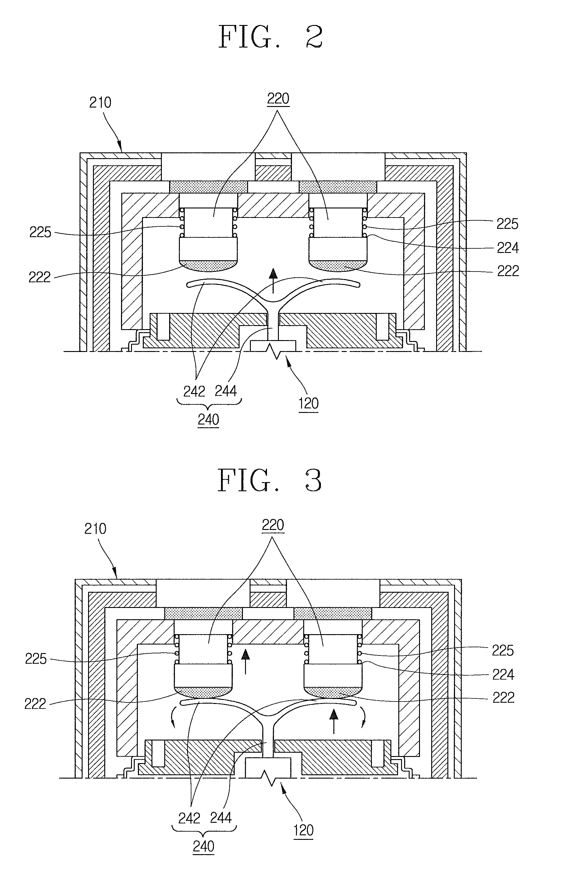 Electromagnetic switching device