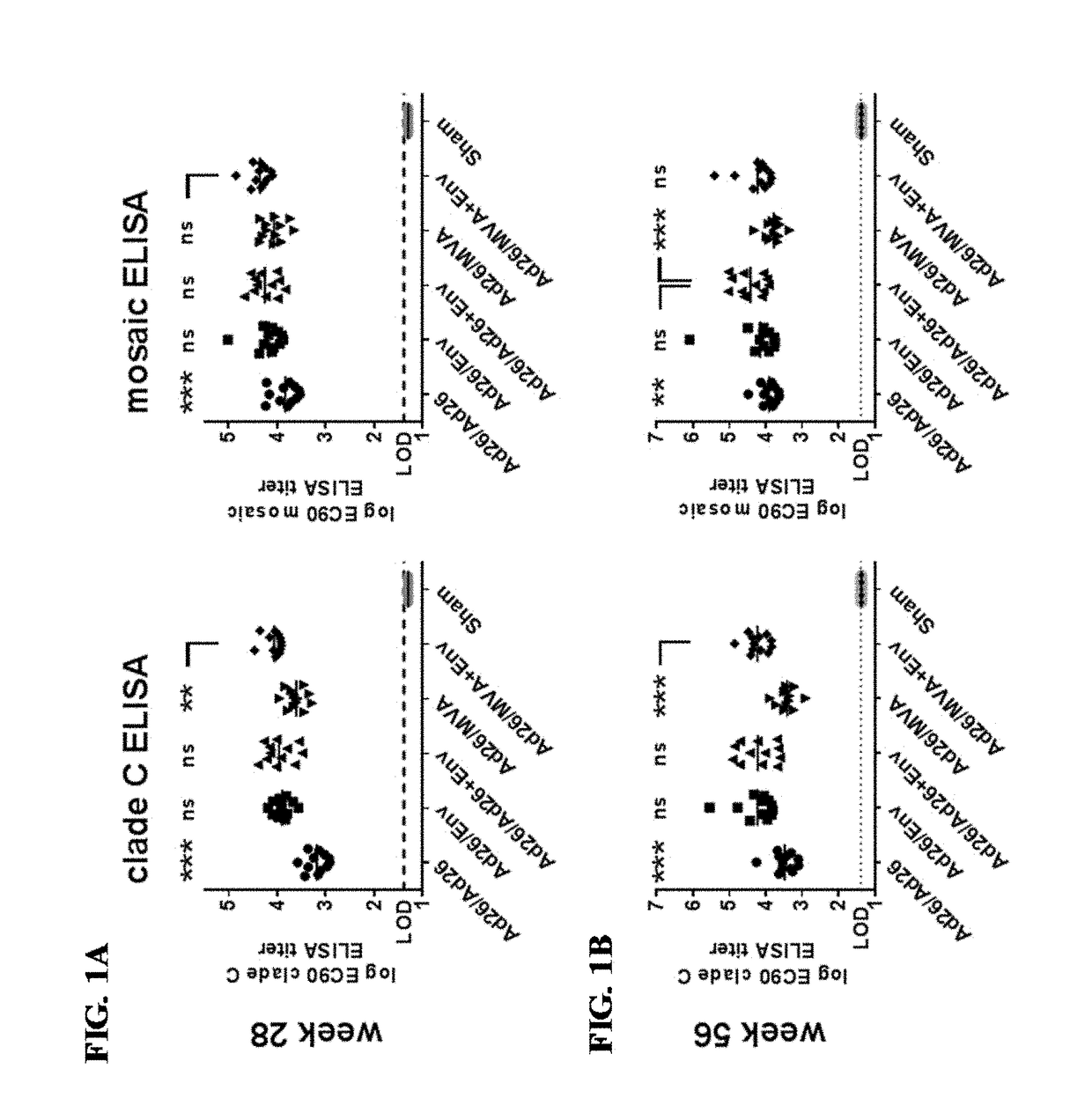 Methods for inducing protective immunity against human immunodeficiency virus infection