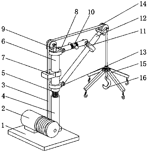 Lifting device for indoor decoration