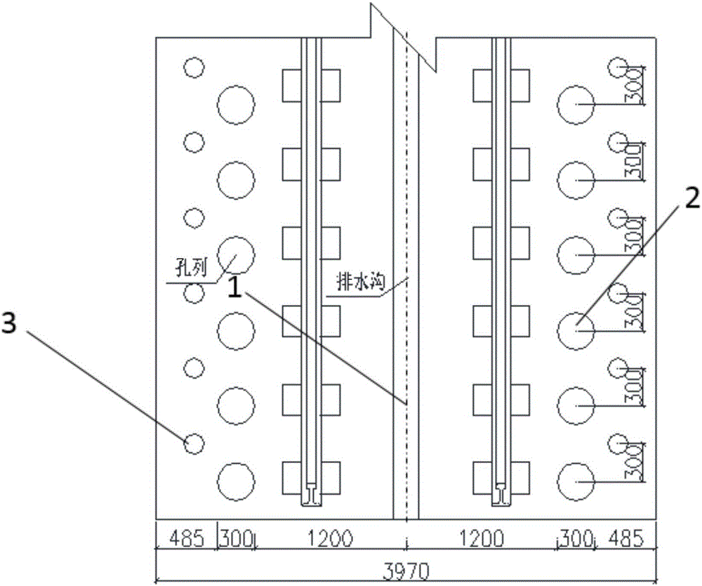 Rail vibration reduction ballast bed device