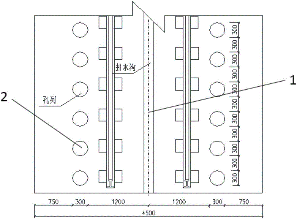 Rail vibration reduction ballast bed device