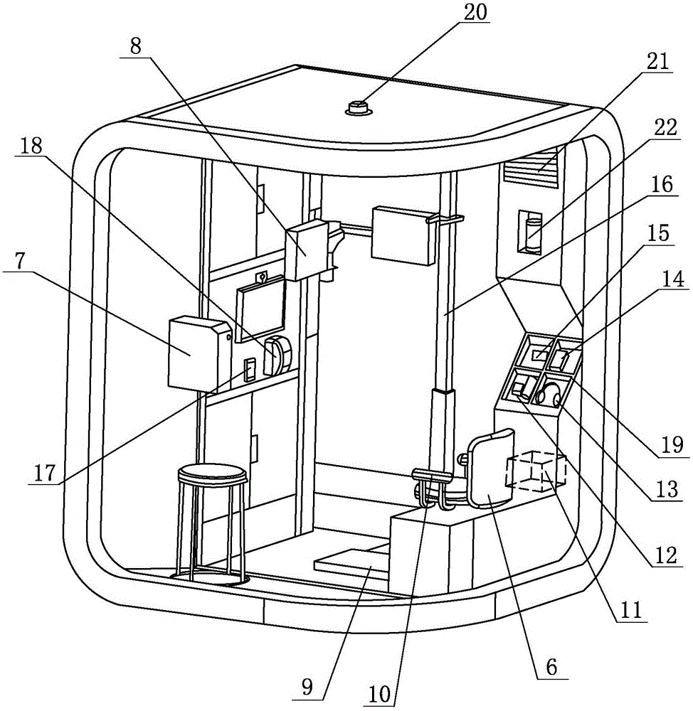 Self-service health room and managing system thereof