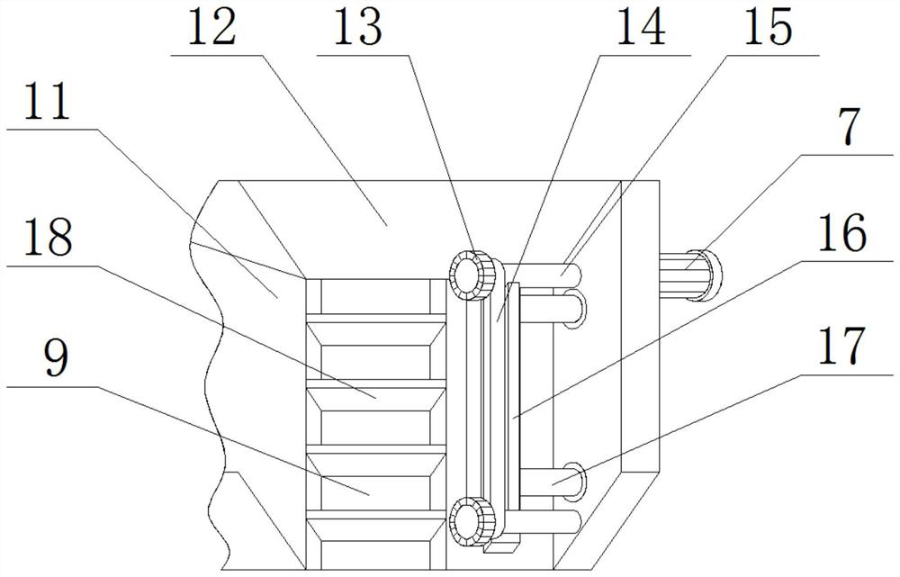 A CNC machine tool with automatic chip removal function