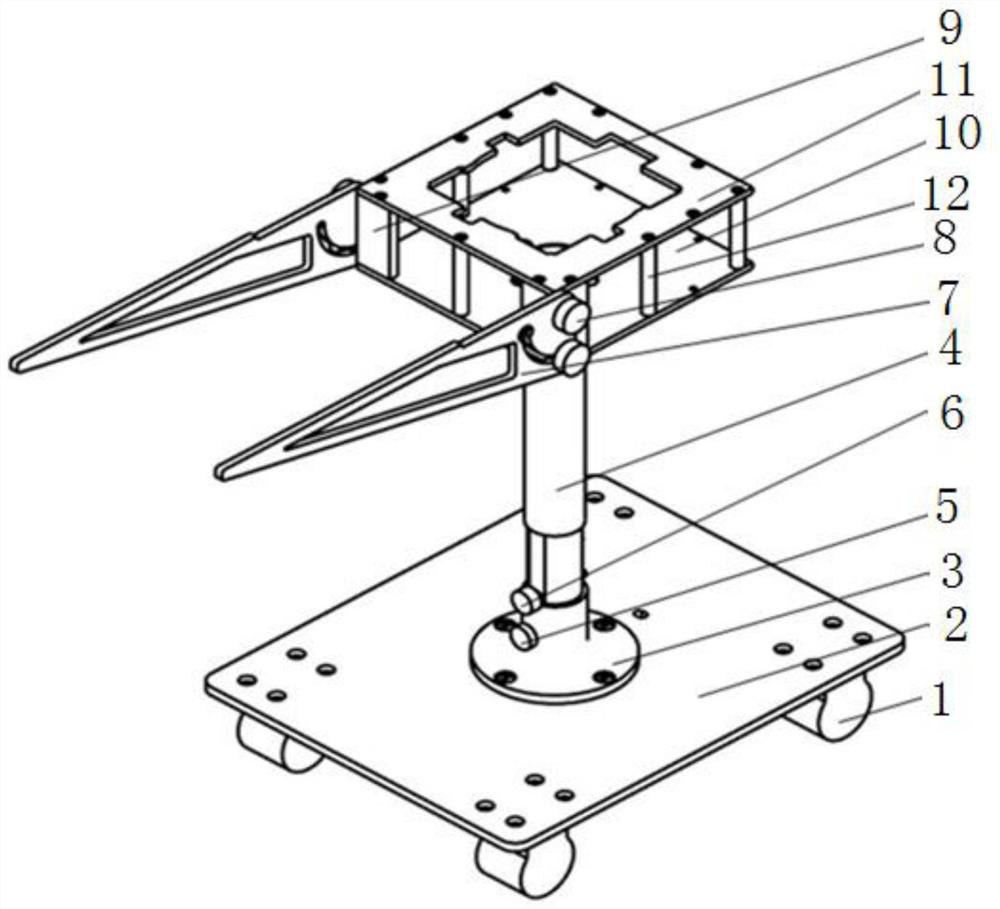 A pole antenna bracket