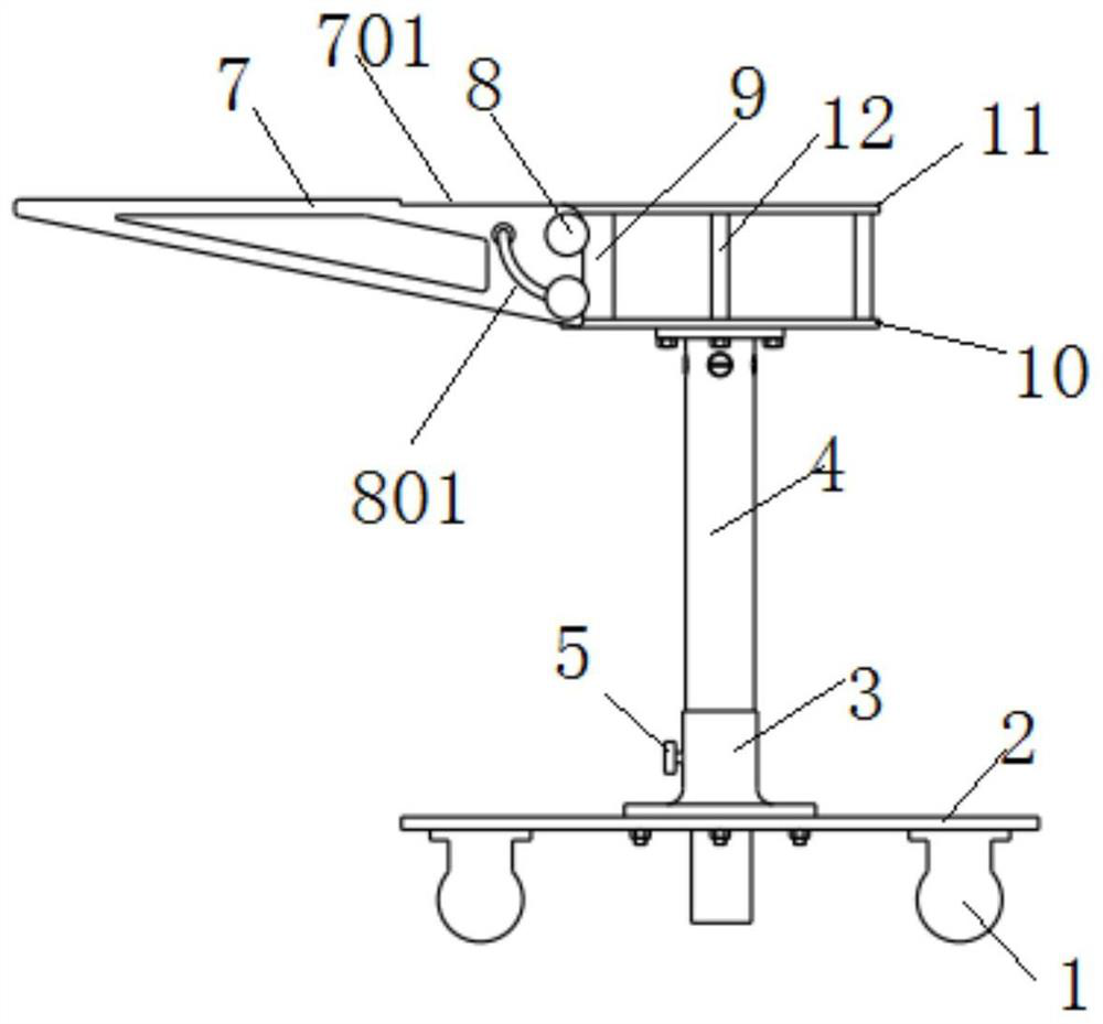 A pole antenna bracket
