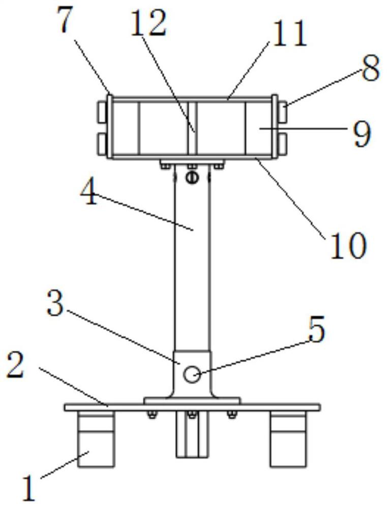 A pole antenna bracket