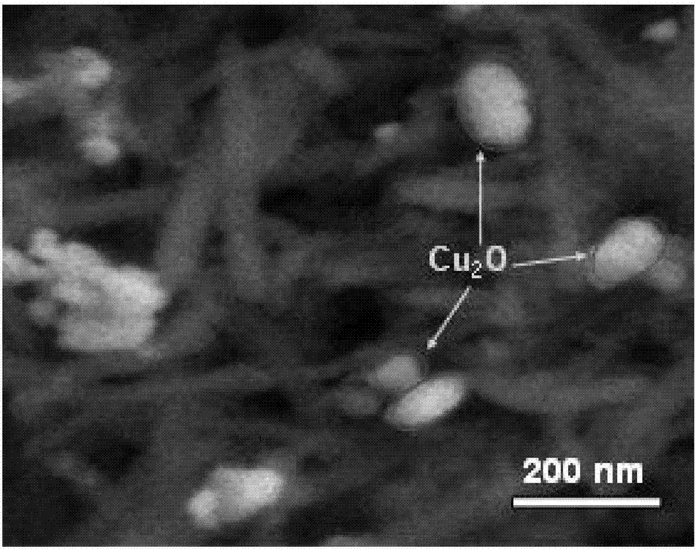Cu2O/multi-walled carbon nanotubes (MWCNTs) composite material, preparation method thereof and electromagnetic absorption application